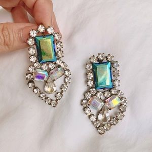Vintage Jewel Drop Earrings